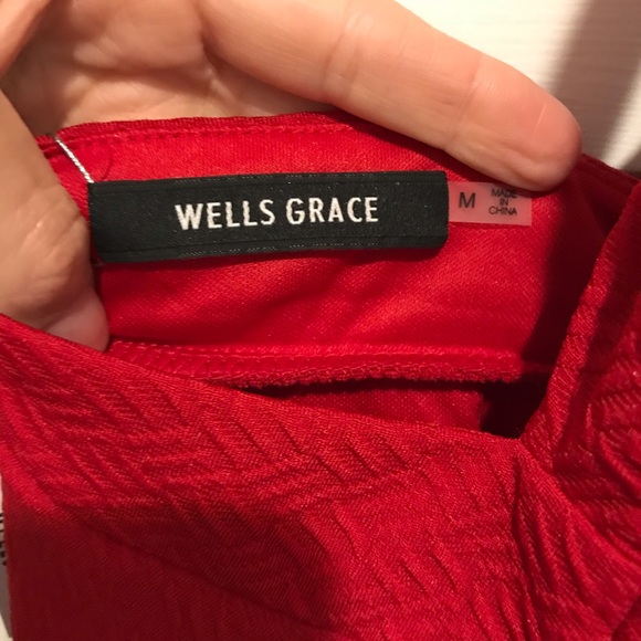 Brand new with tags, Wells Grace Red Dress M - Picture 3 of 5